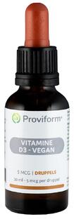 Proviform Vitamine D3 - 5 MCG Vegan Druppels 30ML