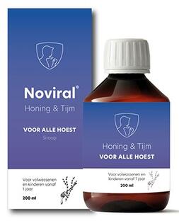 Noviral Honing & Tijm Hoestsiroop 200ML