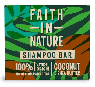 Faith in Nature Shampoo Bar Coconut & Shea Butter 85GR Faith in Nature Shampoo Bar Coconut & Shea Butter 85GR