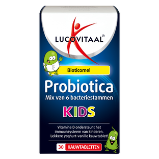 Lucovitaal Probiotica Kids Kauwtabletten 30KTB Lucovitaal Probiotica Kids Kauwtabletten 30KTB