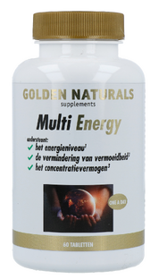 Golden Naturals Multi Energy Tabletten 60VTB Golden Naturals Multi Energy Tabletten 60VTB