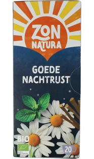 Zonnatura Goede Nachtrust Kruidenthee 20ST Zonnatura Goede Nachtrust Kruidenthee 20ST