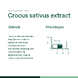 Bonusan Crocus Sativus Extract Capsules 60CP 100490 Bonusan Crocus Sativus Extract Capsules 60CP 100490