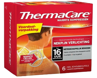 ThermaCare Nek-Schouder-Pols Warmtekompressen 6ST ThermaCare Nek-Schouder-Pols Warmtekompressen 6ST