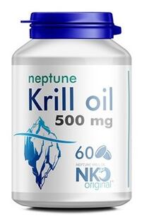 Soria Natural Neptune Krill Oil 500mg Capsules 60ST