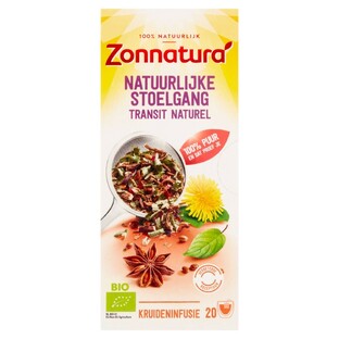 Zonnatura Biologische Thee Natuurlijke Stoelgang 20ST Zonnatura Biologische Thee Natuurlijke Stoelgang 20ST