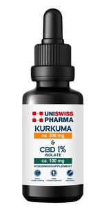 UniSwiss Pharma UniSwiss Pharma Kurkuma & CBD-Isolate 1% 10ML