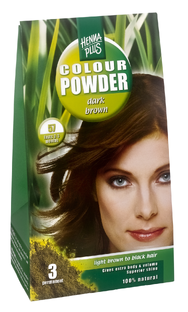 Hennaplus Colour Powder 57 Dark Brown 100GR Hennaplus Colour Powder 57 Dark Brown 100GR