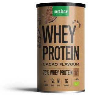 Purasana Whey Protein Cacao 400GR Purasana Whey Protein Cacao 400GR