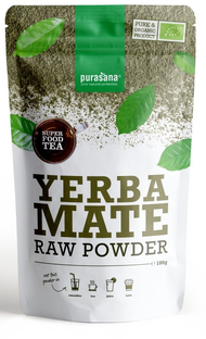 Purasana Yerba Mate Raw Powder 100GR Purasana Yerba Mate Raw Powder 100GR