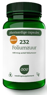 AOV 232 Foliumzuur Vegacaps 60VCP AOV 232 Foliumzuur Vegacaps 60VCP