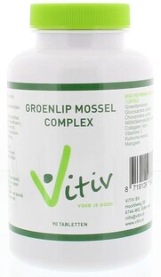 Vitiv Groenlip Mossel Complex Tabletten 90TB Vitiv Groenlip Mossel Complex Tabletten 90TB