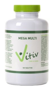 Vitiv Mega Multi Tabletten 180TB Vitiv Mega Multi Tabletten 180TB