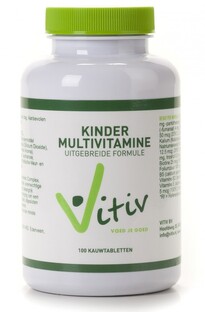 Vitiv Kinder Multivitamine Kauwtabletten 100TB Vitiv Kinder Multivitamine Kauwtabletten 100TB