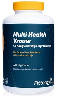 Fittergy Multi Health Vrouw Capsules 120VCP Fittergy Multi Health Vrouw Capsules 120VCP