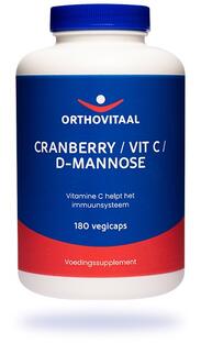 Orthovitaal Cranberry/Vit C/D-Mannose capsules 180VCP