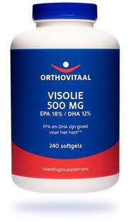 Orthovitaal Visolie 500 mg EPA 18%/DHA 12% Softgels 240SG