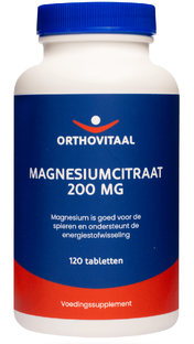Orthovitaal Magnesiumcitraat 200mg Tabletten 120TB