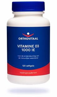 Orthovitaal Vitamine D3 1000 IE Softgels 120SG