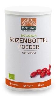 Mattisson HealthStyle Biologische Rozenbottel Poeder 200GR Mattisson HealthStyle Biologische Rozenbottel Poeder 200GR