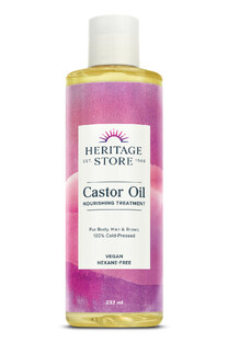 Heritage Store Castor Olie 237ML Heritage Store Castor Olie 237ML
