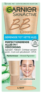 Garnier SkinActive BB Cream Gemengde Tot Vette Huid - Light 40ML