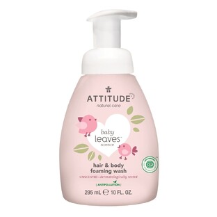 Attitude Baby Leaves 2-in-1 Hair & Body Foaming Wash 295ML  Attitude Baby Leaves 2-in-1 Hair & Body Foaming Wash 295ML