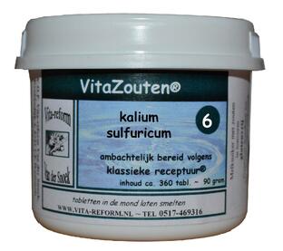Vita Reform Van der Snoek Vita Reform Vitazouten Nr. 6 Kalium Sulfuricum 360TB