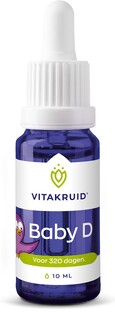 Vitakruid Vitamine D Baby druppels 10ML  Vitakruid Vitamine D Baby druppels 10ML