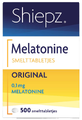 Shiepz Melatonine Original Smelttabletjes 500TB