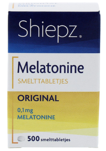 De Online Drogist Shiepz Melatonine Original Smelttabletjes 500TB aanbieding