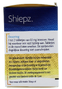 Shiepz Melatonine Original Smelttabletjes 500TBZijkant verpakking dosering