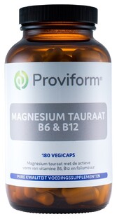 Proviform Magnesium Tauraat B6 & B12 Vegicaps 180VCP Proviform Magnesium Tauraat B6 & B12 Vegicaps 180VCP