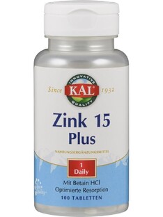 Kal Zink 15 Plus Tabletten 100TB Kal Zink 15 Plus Tabletten 100TB