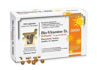 Pharma Nord Bio-Vitamine D3 D-Pearls 75mcg 240CP Pharma Nord Bio-Vitamine D3 D-Pearls 75mcg 240CP