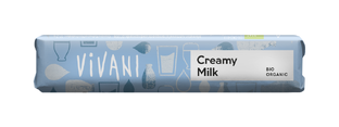 Vivani Creamy Milk Chocoladereep 40GR Vivani Creamy Milk Chocoladereep 40GR