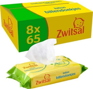 Zwitsal Lotion Billendoekjes 8-pack 520ST 