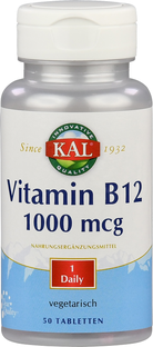 Kal Vitamine B12 1000mcg Tabletten 50ST