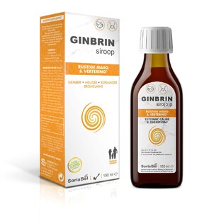 Soria Natural Ginbrin Siroop 150ML Soria Natural Ginbrin Siroop 150ML