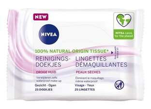 Nivea Reinigingsdoekjes Droge Huid 25ST  Nivea Reinigingsdoekjes Droge Huid 25ST