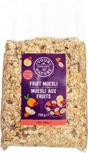 Your Organic Nature Fruit Muesli 750GR Your Organic Nature Fruit Muesli 750GR