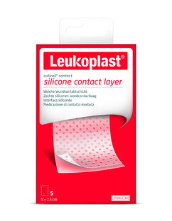 Leukoplast Cuticell Contact Wondcontactlaag Siliconen 5ST Leukoplast Cuticell Contact Wondcontactlaag Siliconen 5ST