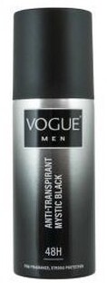 Vogue Men Anti-Transpirant Mystic Black Deodorant 150ML Vogue Men Anti-Transpirant Mystic Black Deodorant 150ML