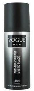 Vogue Men Anti-Transpirant Mystic Black Deodorant 150ML