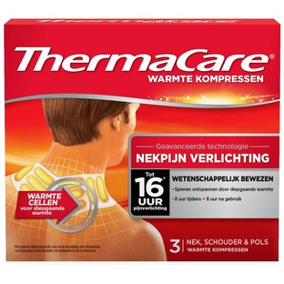 ThermaCare Warmte Kompressen Nek Schouder Pols 3ST ThermaCare Warmte Kompressen Nek Schouder Pols 3ST