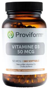 Proviform Vitamine D3 50mcg Softgels 240SG