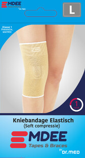 Emdee Kniebandage Elastisch Maat L 1ST Emdee Kniebandage Elastisch Maat L 1ST