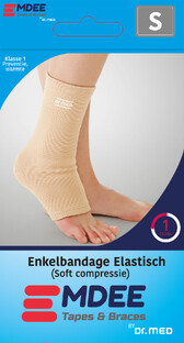 Emdee Enkelbandage Elastisch Maat S 1ST Emdee Enkelbandage Elastisch Maat S 1ST