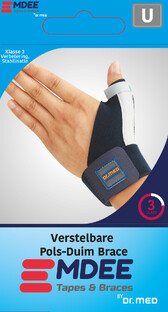 Emdee Verstelbare Pols-Duim Brace 1ST  Emdee Verstelbare Pols-Duim Brace 1ST