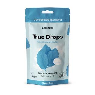 True Gum True Drops Keelpastilles Menthol 70GR